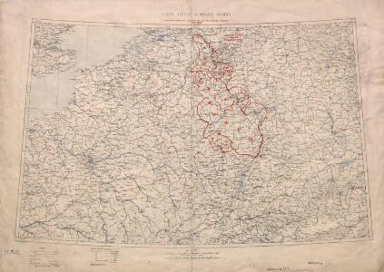 Territory in Western Germany occupied by the Allied Armies