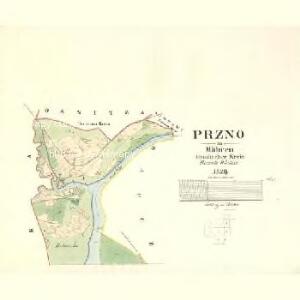 Przno - m2441-1-001 - Kaiserpflichtexemplar der Landkarten des stabilen Katasters
