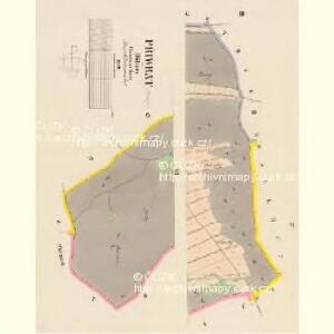 Přiwrat - c6261-1-003 - Kaiserpflichtexemplar der Landkarten des stabilen Katasters