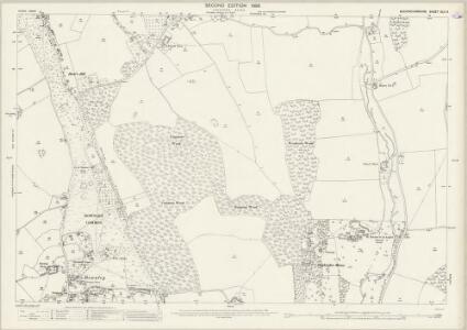 Buckinghamshire XLII.9 (includes: Hughenden; West Wycombe Rural) - 25 Inch Map