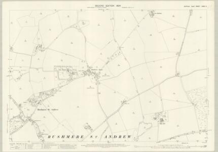 Suffolk LXXVI.5 (includes: Ipswich; Kesgrave; Playford; Rushmere St Andrew) - 25 Inch Map