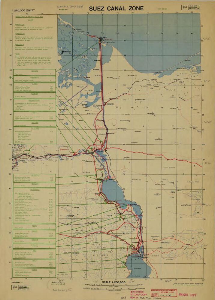 Suez Canal Zone 1954