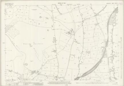 Derbyshire XXXVIII.5 (includes: Fenny Bentley; Thorpe; Tissington) - 25 Inch Map