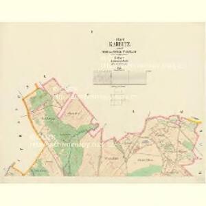 Karbitz - c2464-1-001 - Kaiserpflichtexemplar der Landkarten des stabilen Katasters