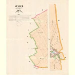 Semich (Semiechy) - c9250-1-001 - Kaiserpflichtexemplar der Landkarten des stabilen Katasters