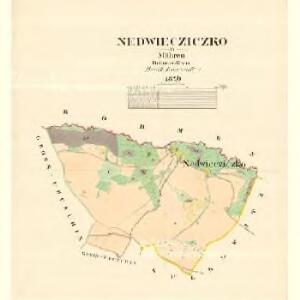 Nedwiecziczko - m1944-2-001 - Kaiserpflichtexemplar der Landkarten des stabilen Katasters