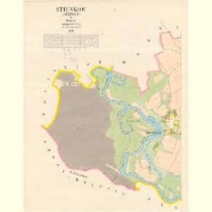 Stienkow (Stěnkow) - c7769-1-001 - Kaiserpflichtexemplar der Landkarten des stabilen Katasters