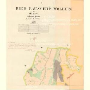 Ried Pauschtě - m1929-1-001 - Kaiserpflichtexemplar der Landkarten des stabilen Katasters