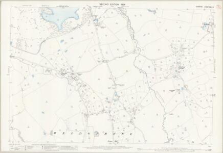Cheshire LXII.16 (includes: Bridgemere; Checkley cum Wrinehill; Doddington; Hunsterson) - 25 Inch Map