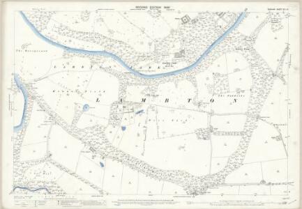 Durham XIII.10 (includes: Burnmoor; Chester Le Street; Harraton; Lambton; Little Lumley; South Biddick) - 25 Inch Map
