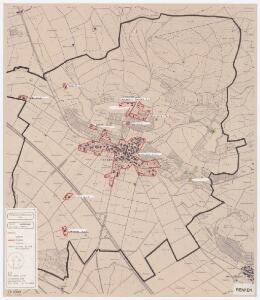 Benken: Definition der Siedlungen für die eidgenössische Volkszählung am 01.12.1970; Siedlungskarte