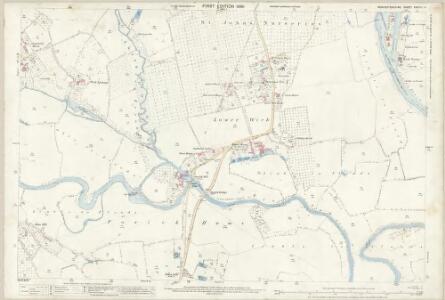 Worcestershire XXXIII.11 (includes: Powick; St John Bedwardine County; Worcester) - 25 Inch Map
