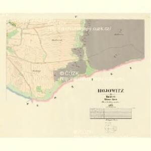 Hojowitz - c1949-1-004 - Kaiserpflichtexemplar der Landkarten des stabilen Katasters