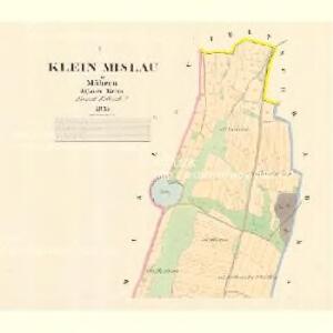 Klein Mislau - m1916-1-001 - Kaiserpflichtexemplar der Landkarten des stabilen Katasters