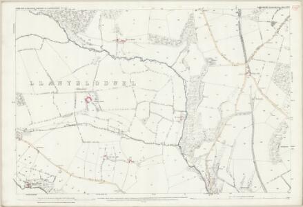 Shropshire XI.12 (includes: Llansilin; Oswestry Rural; Selattyn) - 25 Inch Map
