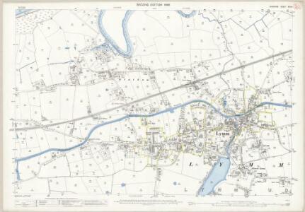 Cheshire XVII.6 (includes: Lymm; Woolston) - 25 Inch Map