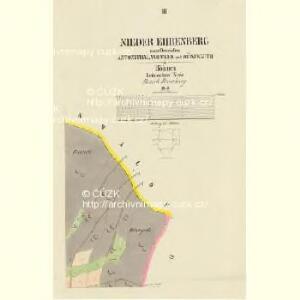 Nieder Ehrenberg - c1317-2-003 - Kaiserpflichtexemplar der Landkarten des stabilen Katasters