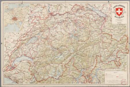 [Recto], uit: Carte du touriste de Suisse  / Institut géograph de Kümmerly & Frey