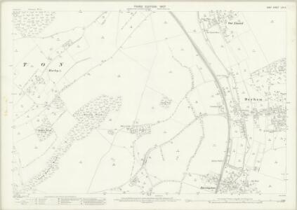 Kent LVII.5 (includes: Barham; Kingston) - 25 Inch Map