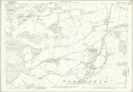 Berkshire XLV.1 (includes: Burghfield; Stratford Mortimer; Sulhamstead Bannister; Wokefield) - 25 Inch Map