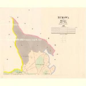 Bukowa - c5190-1-001 - Kaiserpflichtexemplar der Landkarten des stabilen Katasters