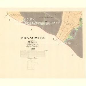 Branowitz - m3474-1-006 - Kaiserpflichtexemplar der Landkarten des stabilen Katasters