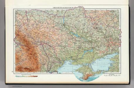21.  Ukrainian SSR, Moldavian SSR.  The World Atlas.