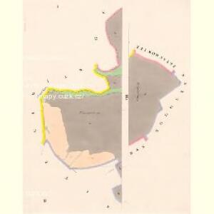 Radlstein (Hradjsstanj) - c2316-1-001 - Kaiserpflichtexemplar der Landkarten des stabilen Katasters