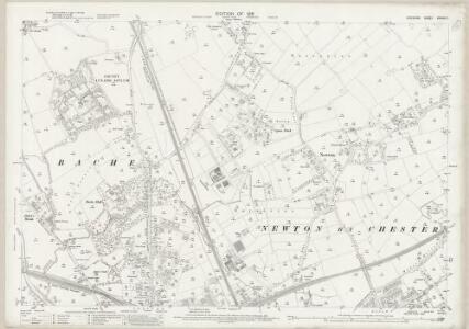 Cheshire XXXVIII.7 (includes: Bache; Chester; Hoole; Upton by Chester) - 25 Inch Map