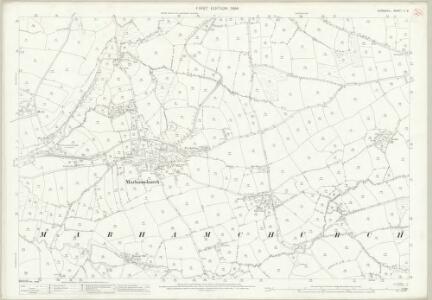 Cornwall V.8 (includes: Bude Stratton; Launcells; Marhamchurch; Poundstock) - 25 Inch Map