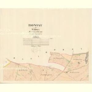 Bonjau - m0163-1-001 - Kaiserpflichtexemplar der Landkarten des stabilen Katasters