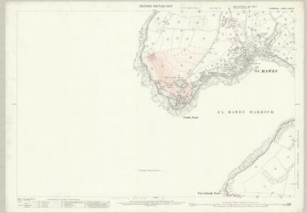 Cornwall LXXII.9 (includes: Falmouth; Gerrans; St Just in Roseland) - 25 Inch Map