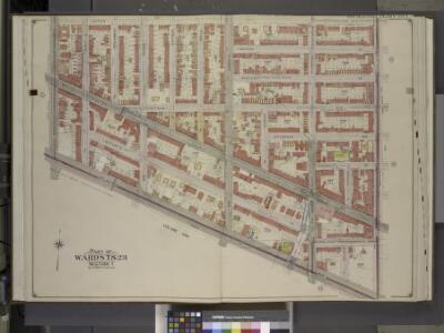 Brooklyn, Vol. 2, Double Page Plate No. 7; Part of    Wards 7 & 23, Section 7; [Map bounded by Gates Ave., Bedford Ave.; Including     Atlantic Ave., Washington Ave.]