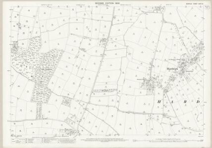 Norfolk XCVII.10 (includes: Long Stratton; Morning Thorpe; Pulham Market; Shelton) - 25 Inch Map
