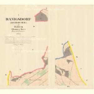 Ranigsdorf (Leihartice) - m1557-1-001 - Kaiserpflichtexemplar der Landkarten des stabilen Katasters