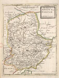 The Shire of Angus or Forfar / by H. Moll.