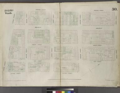 Plate 30: Map bounded by Spring Street, Elm Street, Broome Street, Centre Street, Canal Street, Mercer Street.