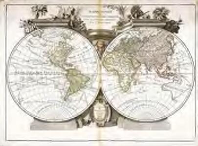 Mappe monde ou description du globe terrestre