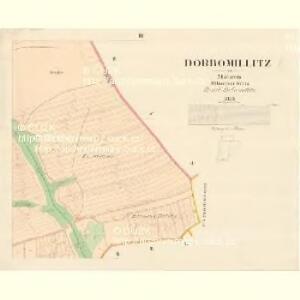 Dobromillitz - m0468-1-003 - Kaiserpflichtexemplar der Landkarten des stabilen Katasters