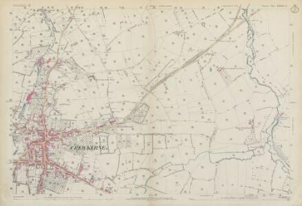 Somerset LXXXIX.13 (includes: Crewkerne; Haslebury Plucknett; Merriott; Misterton; North Perrot) - 25 Inch Map