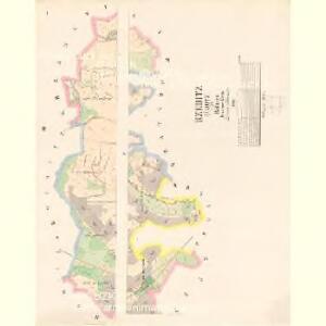Rzeditz (Ředitz) - c6680-1-001 - Kaiserpflichtexemplar der Landkarten des stabilen Katasters