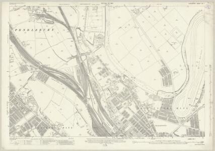Lancashire CIV.1 (includes: Salford; Swinton And Pendlebury) - 25 Inch Map