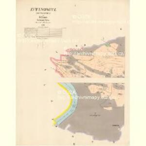 Zupanowitz (Zupanowice) - c9481-1-001 - Kaiserpflichtexemplar der Landkarten des stabilen Katasters