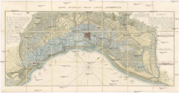 Mappa generale delle lagune di Venezia