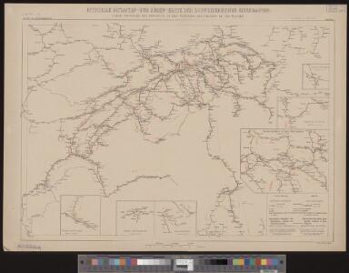Officielle Distanzen- und Höhen-Karte der schweizerischen Eisenbahnen