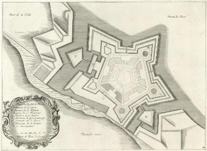 Plan de la Citadelle de Messine