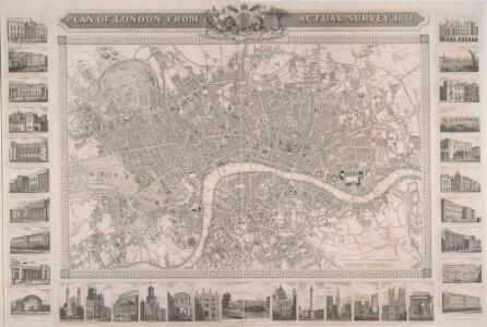PLAN OF LONDON FROM AN ACTUAL SURVEY 233