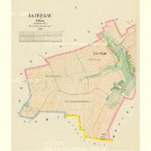 Bezdiekau - c1251-2-001 - Kaiserpflichtexemplar der Landkarten des stabilen Katasters
