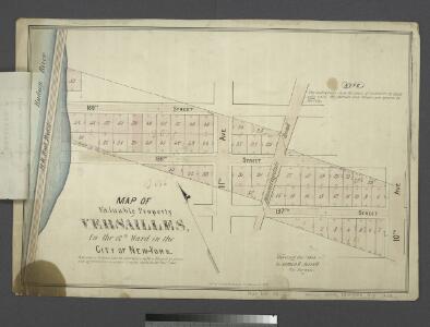 Map of valuable property at Versailles in the 12th ward in the city of New-York / surveyed Dec[embe]r 1848 by James E. Serrell, city surveyor.