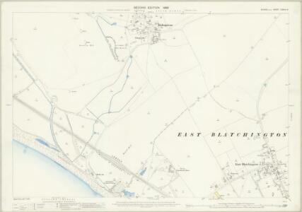Sussex LXXVIII.8 (includes: East Blatchington) - 25 Inch Map